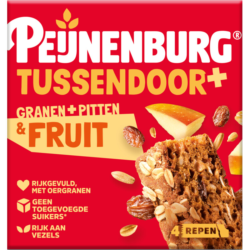 Peijnenburg Tussendoor+ granen, pitten & fruit