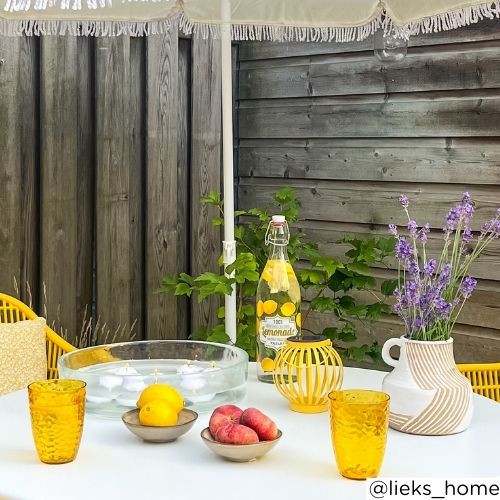 Waterfles lemons - 1 liter