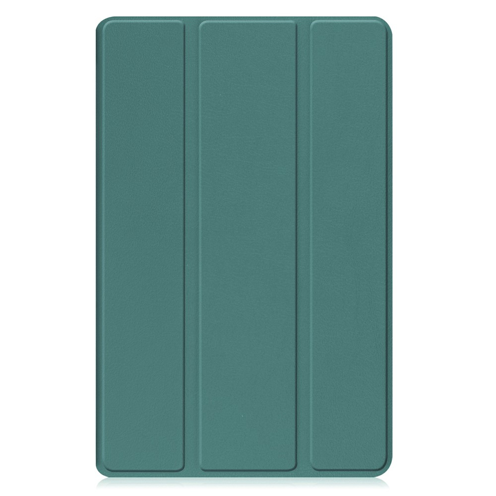 Samsung Galaxy Tab A11  Plus / A9  Plus Leder Tasche Flip Cover Hülle - Grün
