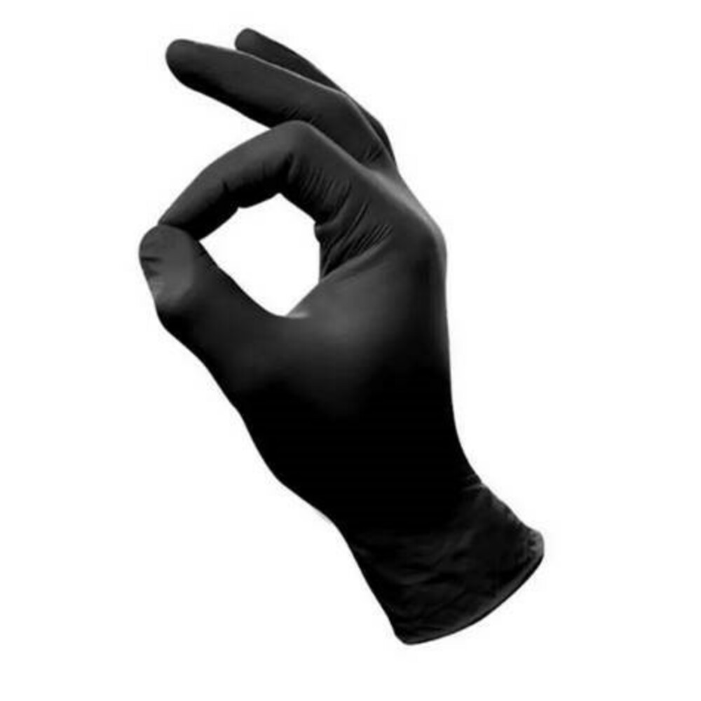 Handschoenen Nitril Poedervrij Zwart XL100 stuks