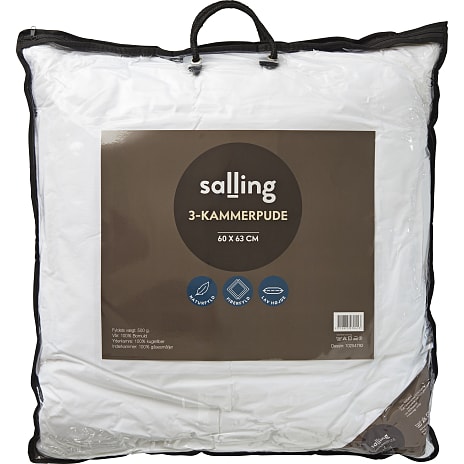 Salling 3-kammer hovedpude 60x63 cm - Lav