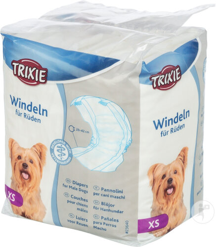 Trixie Couches Pour Chiens Mâles XS 20-42cm 12 Pièces