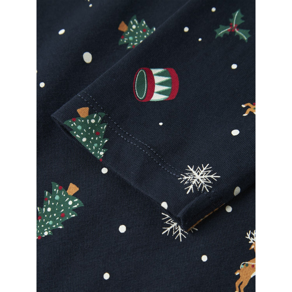 Køb Name It Jule Nattøj sæt Navy Blazer Xmas AOP