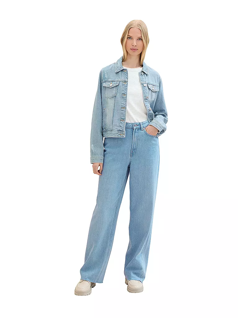 TOM TAILOR Jeansjacke  hellblau
