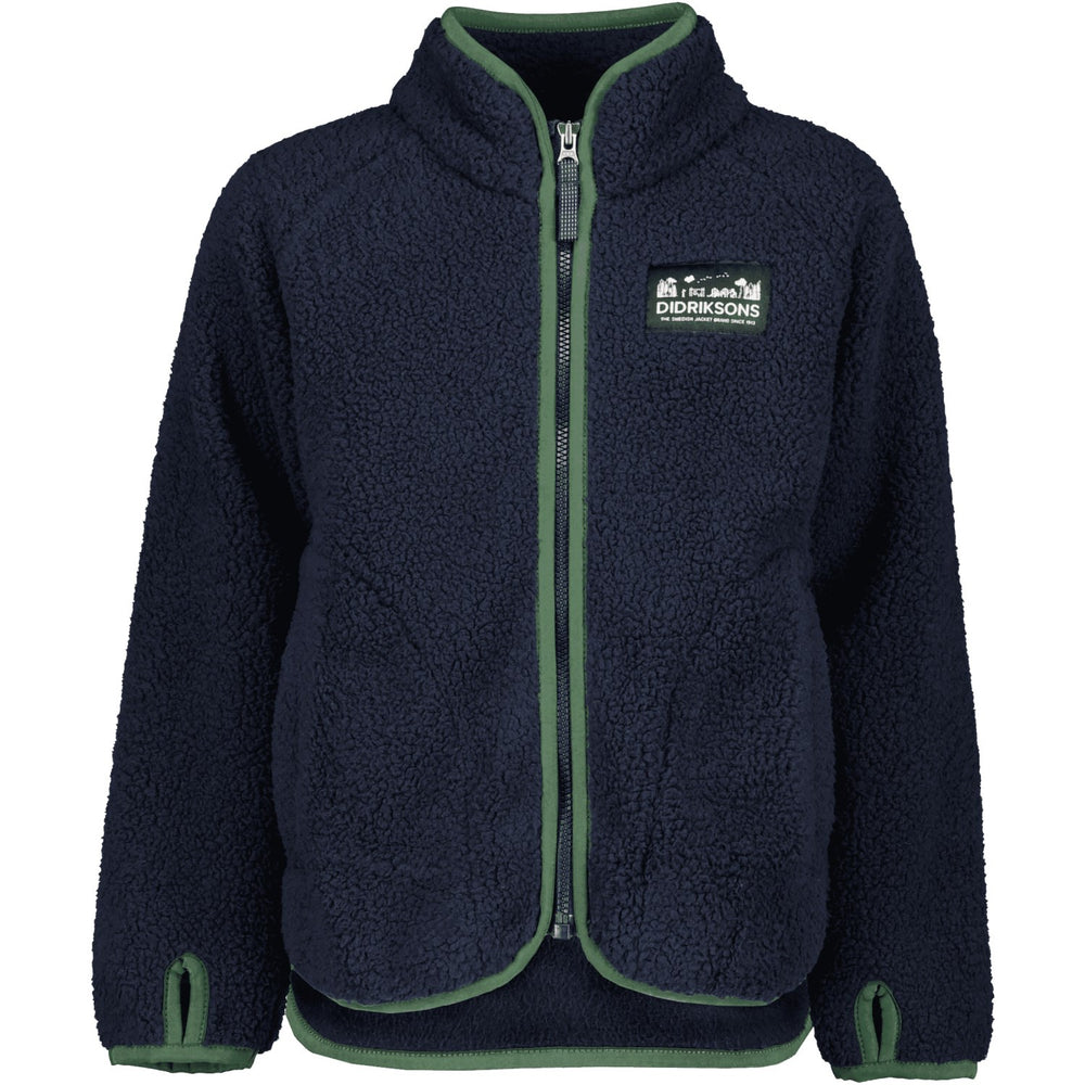 Køb Didriksons Navy Gibbs Kids Fullzip Fleece Jakke 2 | Luksusbaby