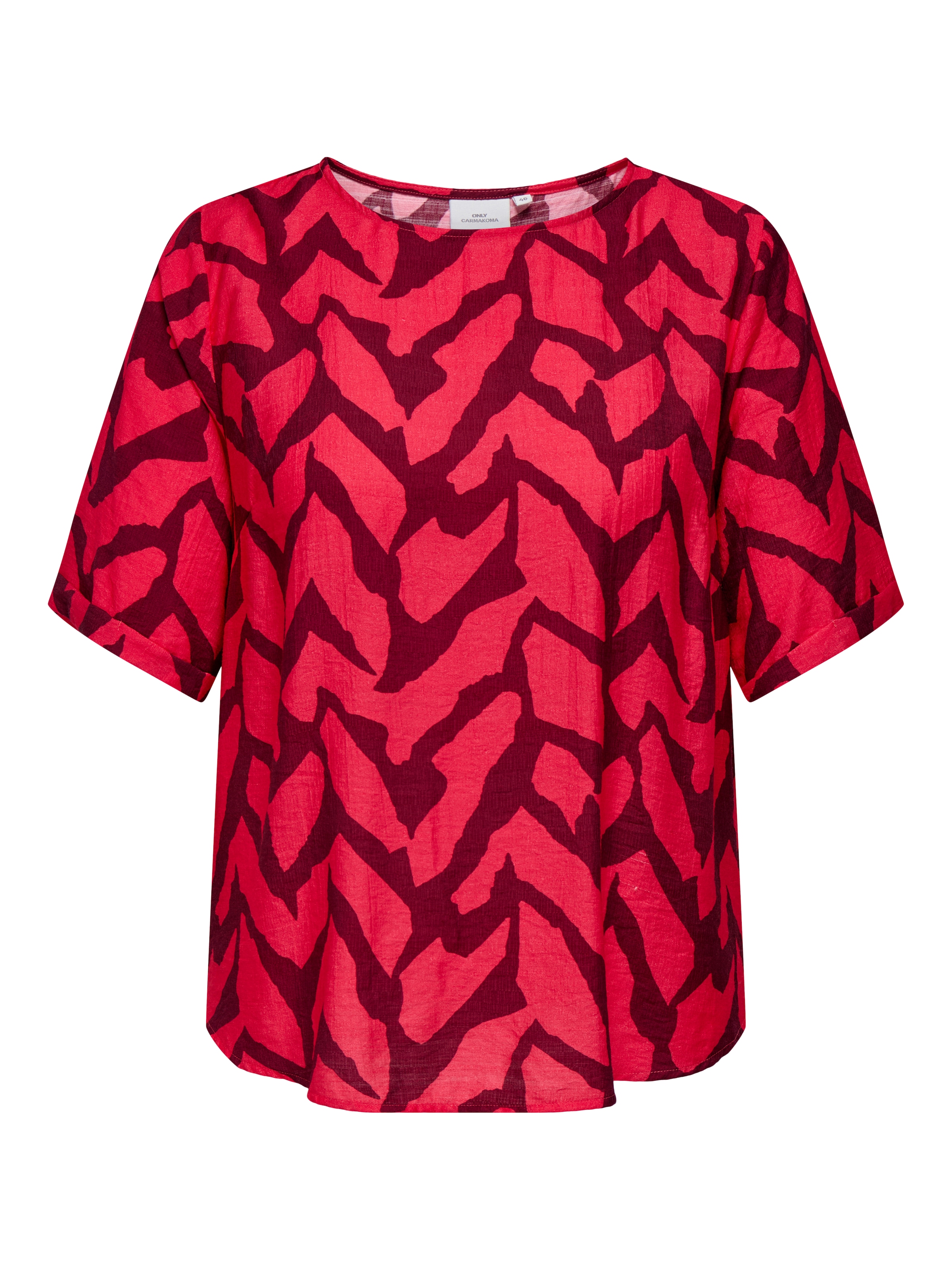 ONLY CARMAKOMA Shirtbluse »CARBERIET SS TOP AOP«