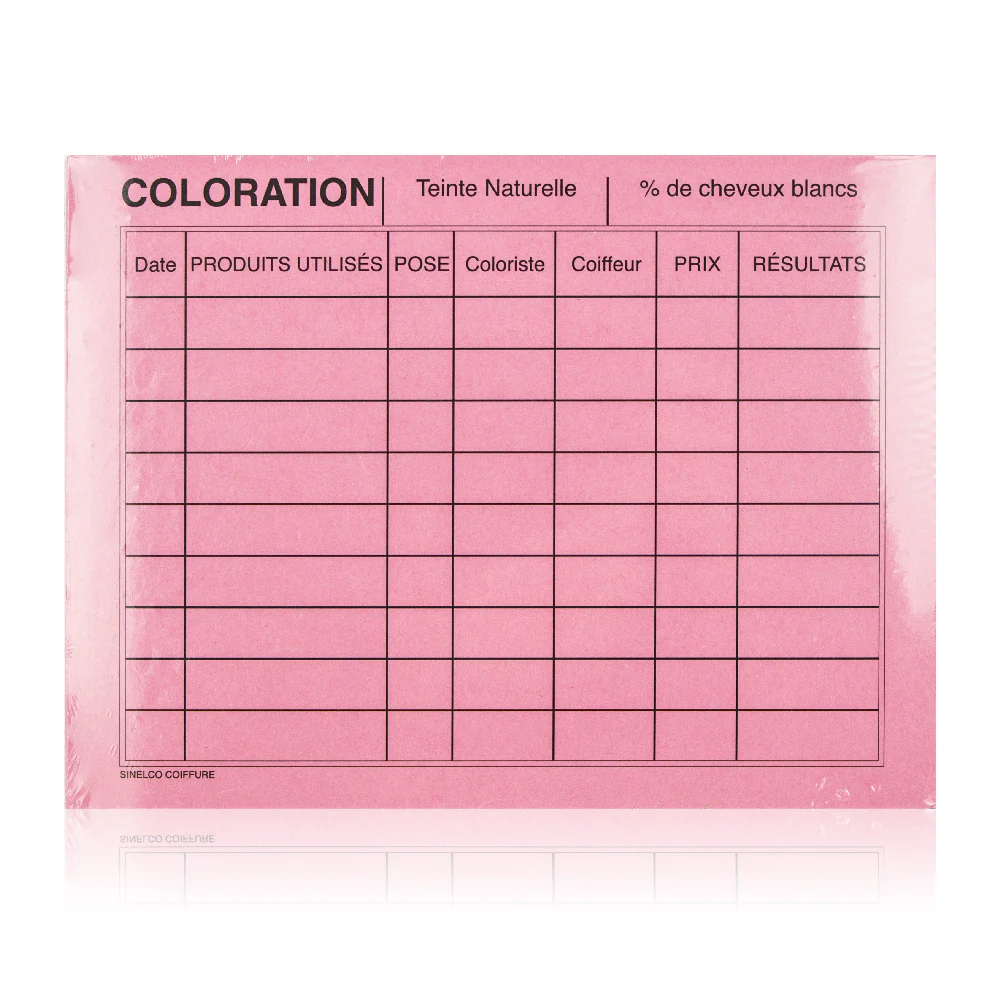 Fiches coloration et permanente