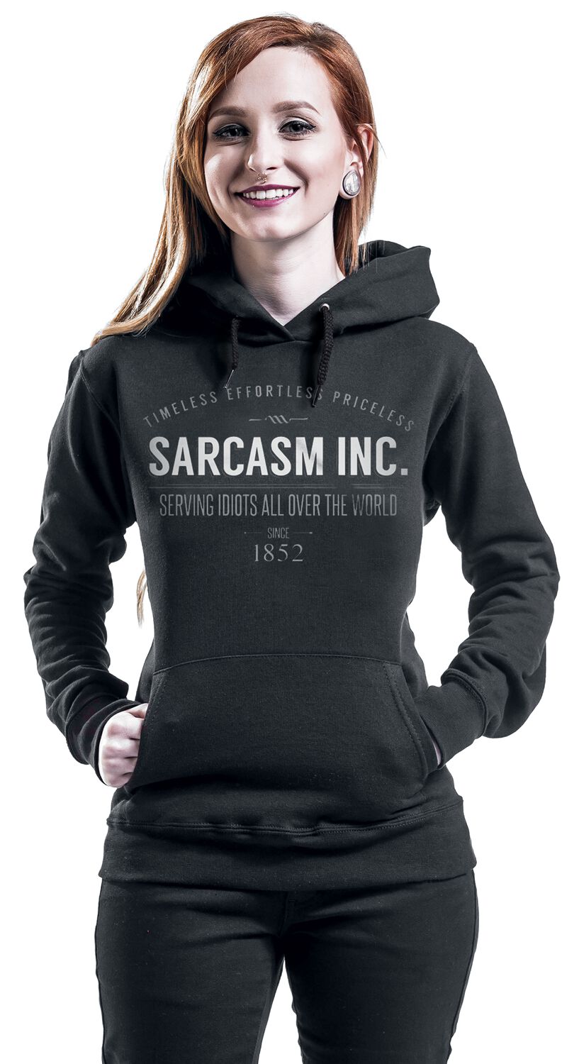 Sarcasm Inc. | Slogans Sweat-shirt à capuche
