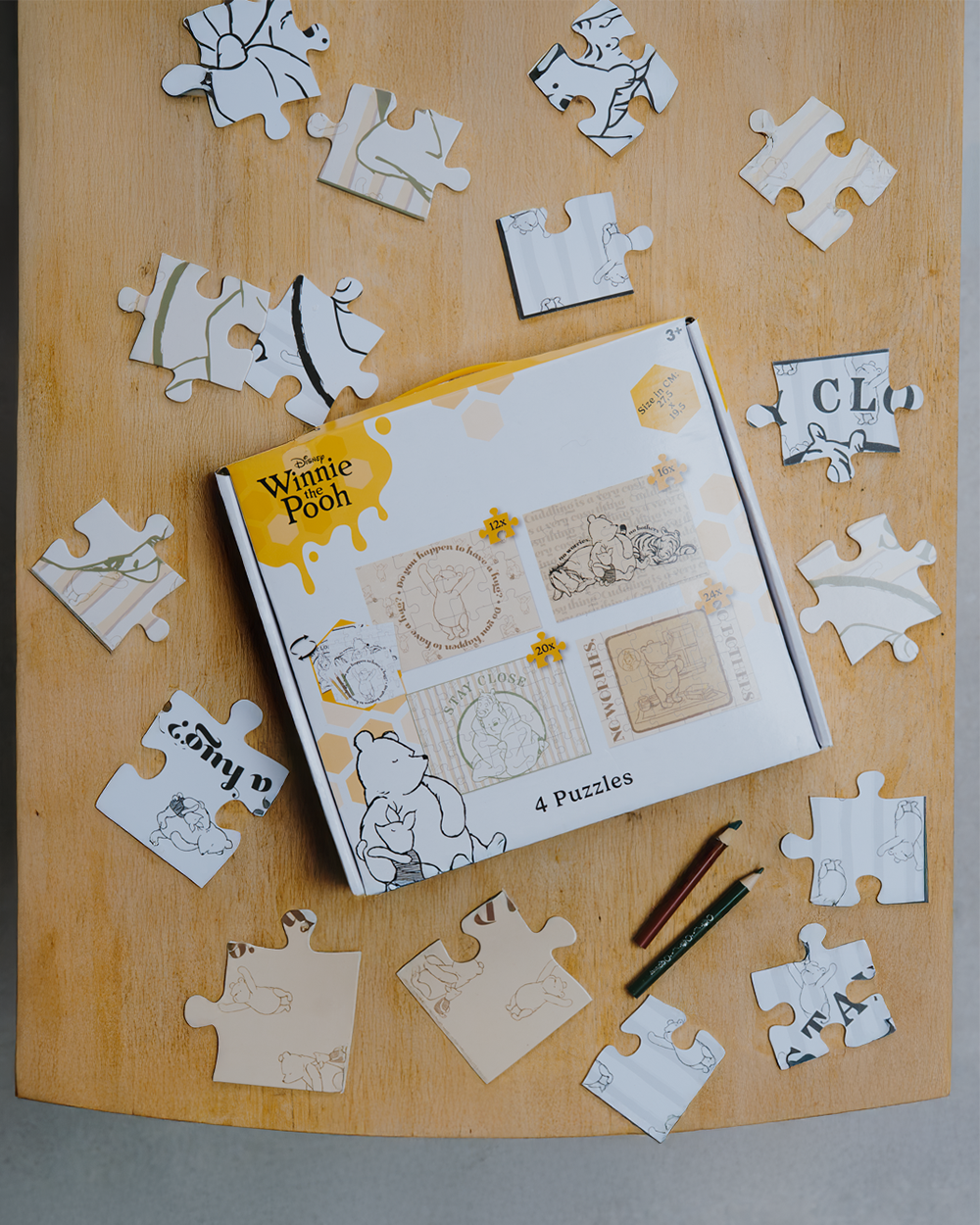 Puzzel 4-in-1 - Multi-color