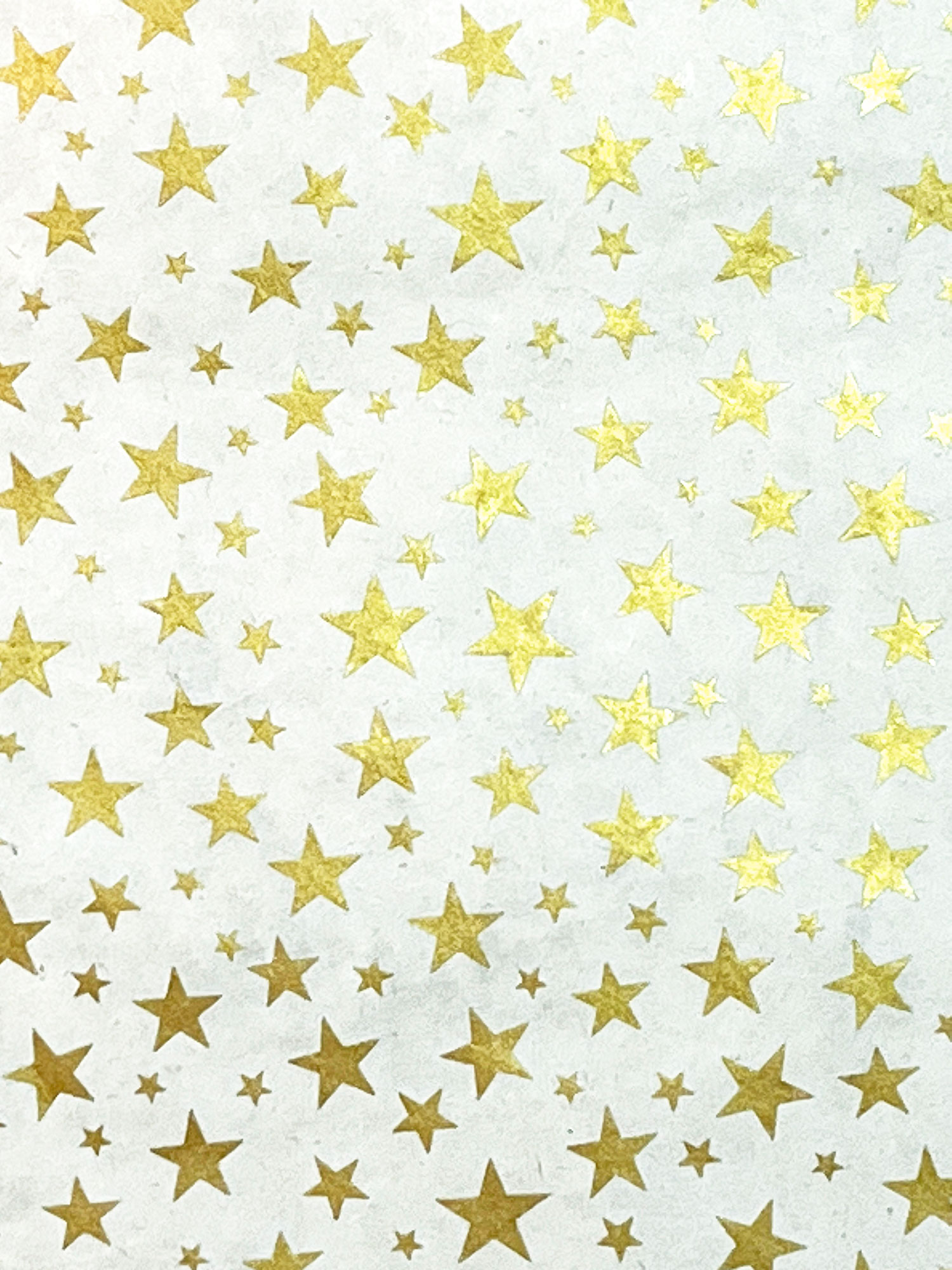 Geschenkpapier 'Sterne', weiß, gold, L 76 cm, B 51 cm günstig bestellen