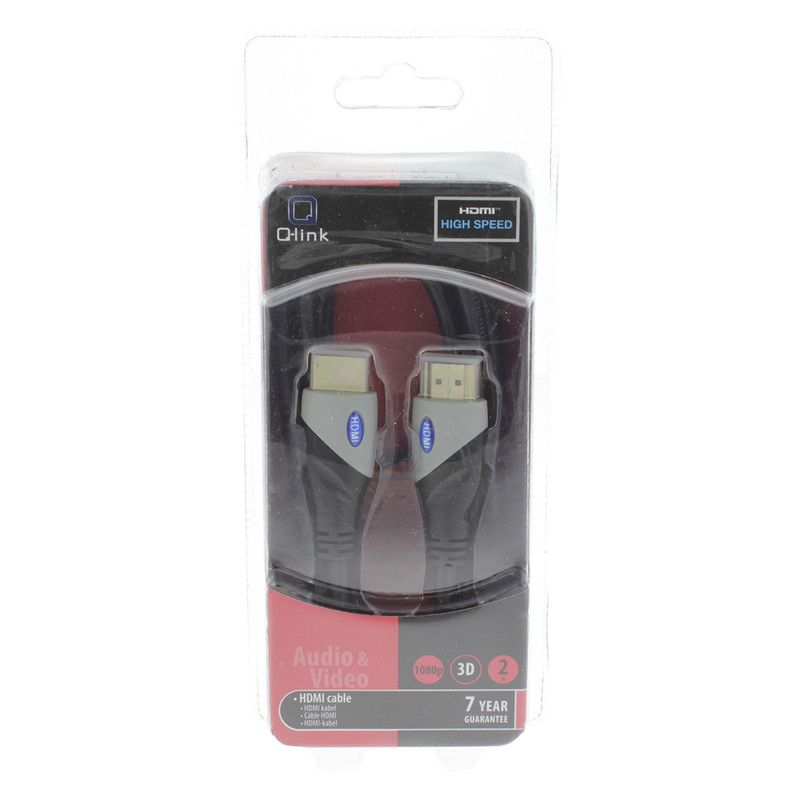HDMI kabel Hi Speed 2m zwart