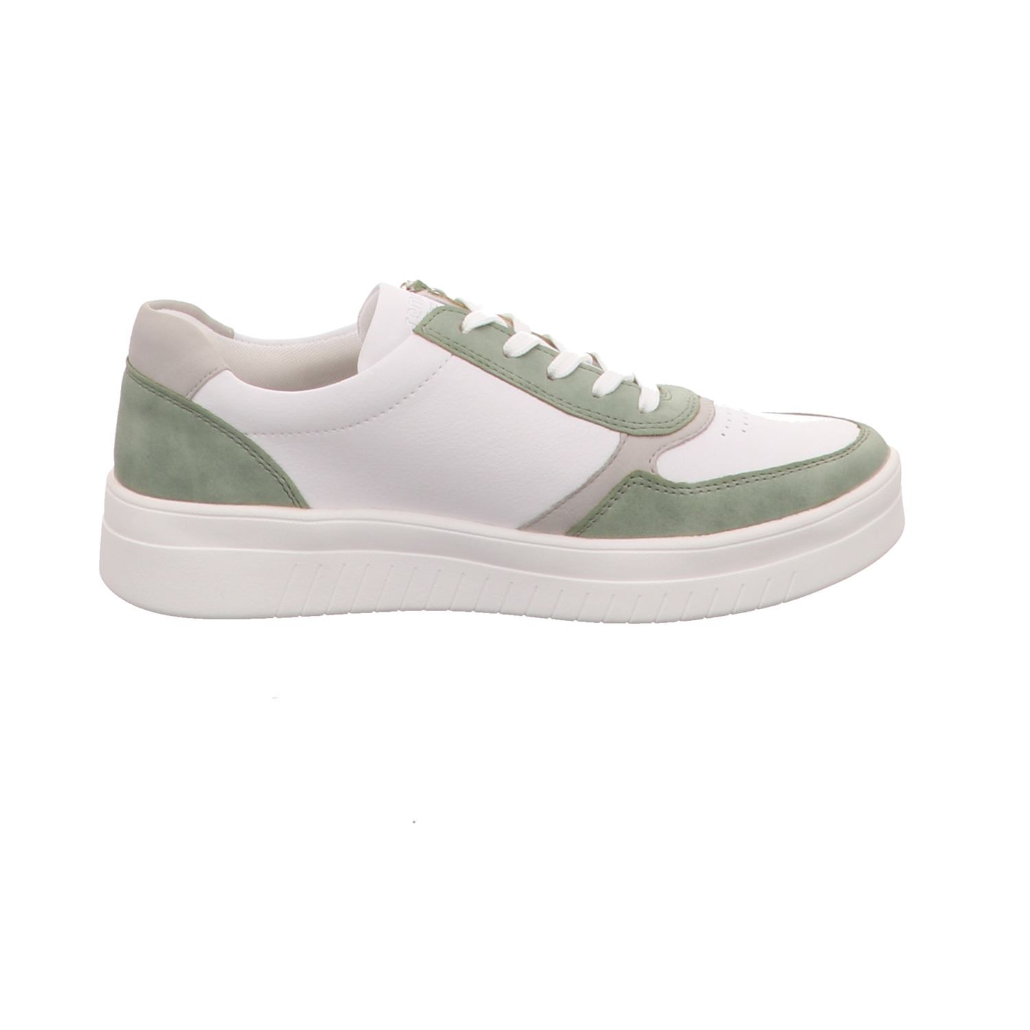 Remonte Schnürhalbschuh weiss/weiss kombi