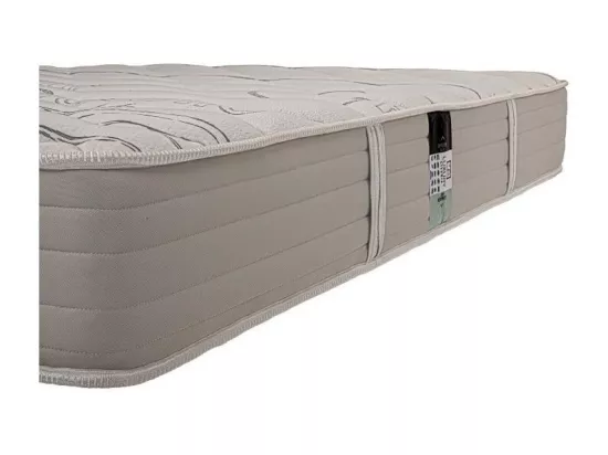 Matelas OrganicCotton, 24cm, mousse haute densité, indépendance du couchage, face été/hiver, 180x200cm