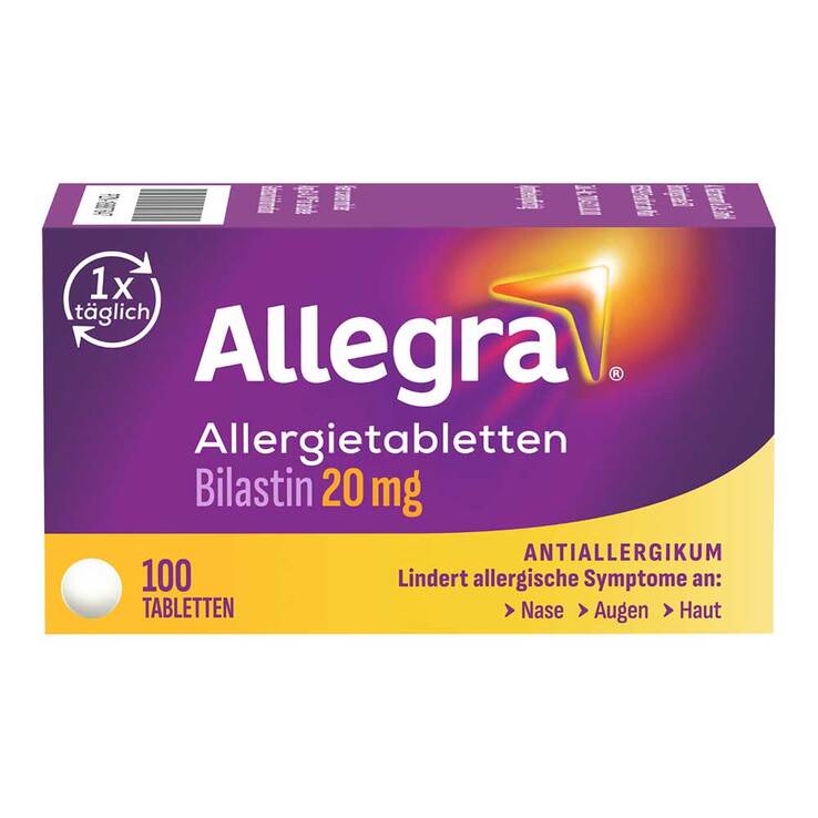 Allegra Allergietabletten 20 mg Tabletten, 100 St
