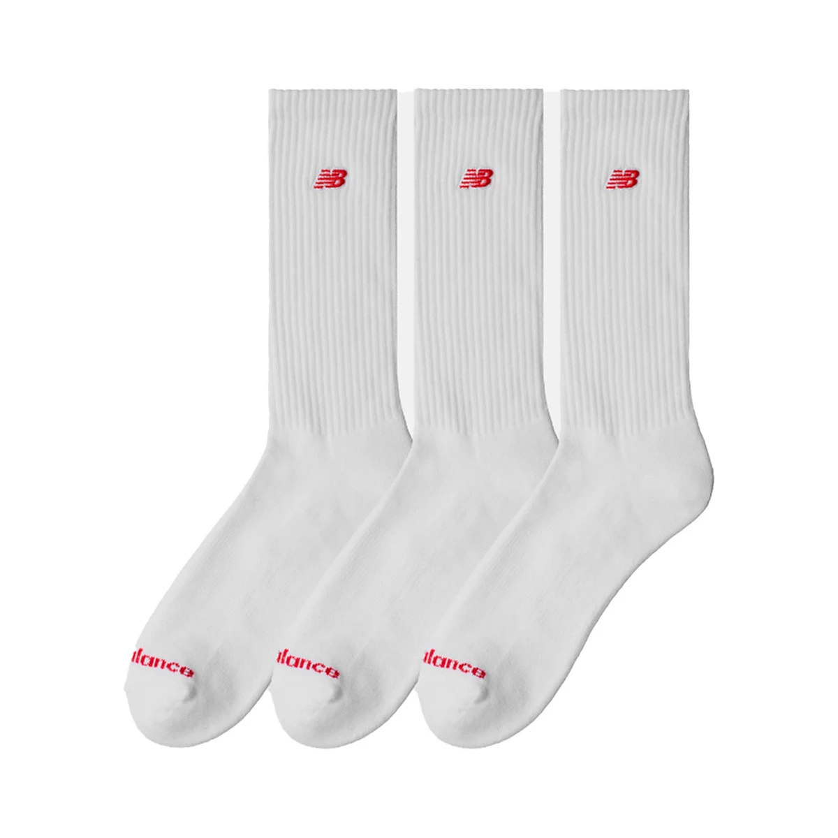 Meias New Balance Patch Logo Crew (3 Pares)