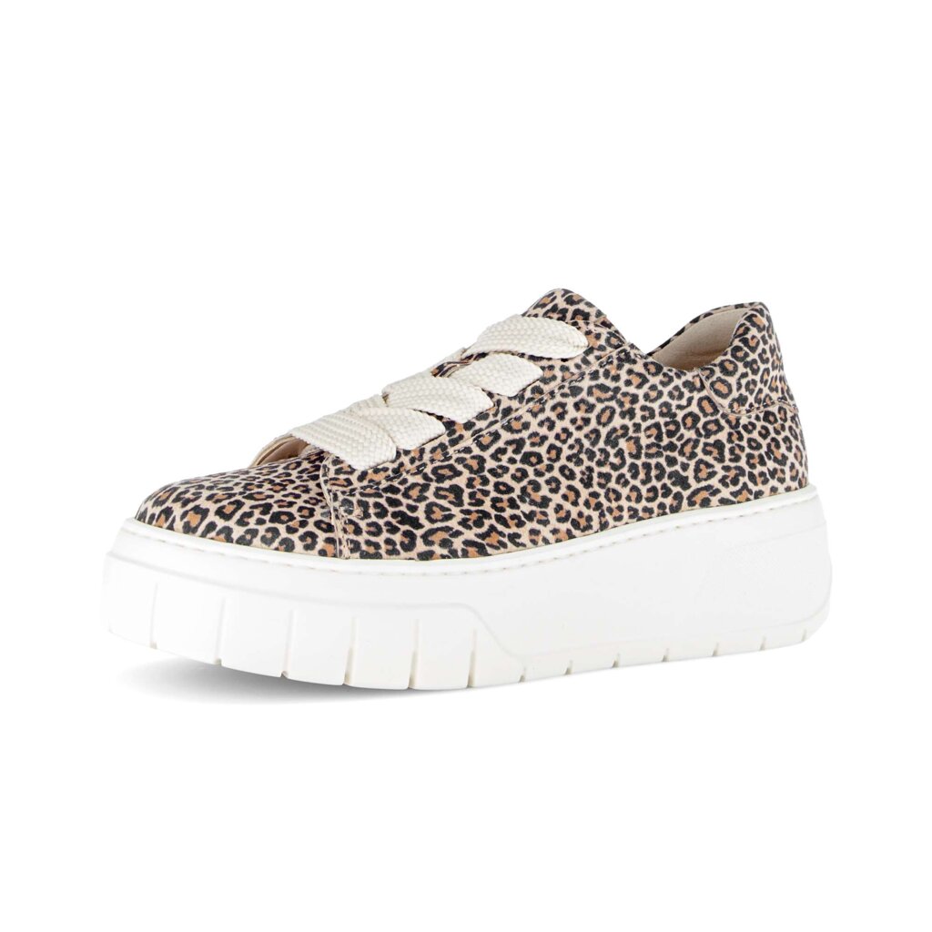Lage sneaker beige