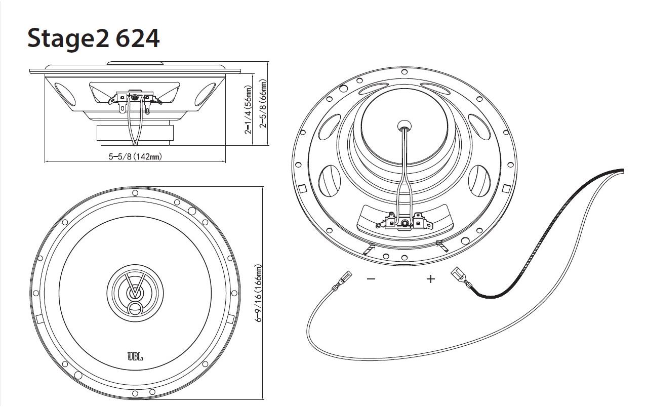 2-Weg Lautsprecher Stage2 624Car Hifi Lautsprecher