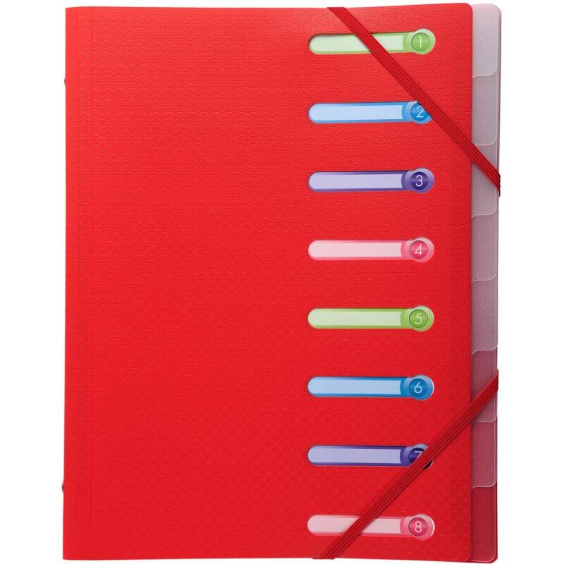 Trieur polypropylène 3 rabats 8 compartiments OPAK