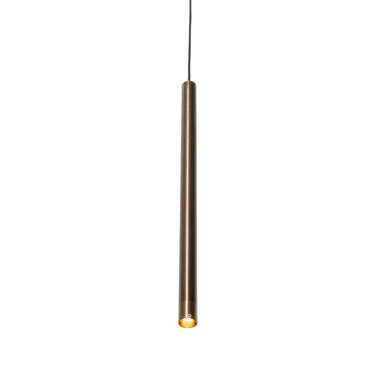 Moderne hanglamp donkerbrons voor railsysteem 1-fase  - Iconic Frini
