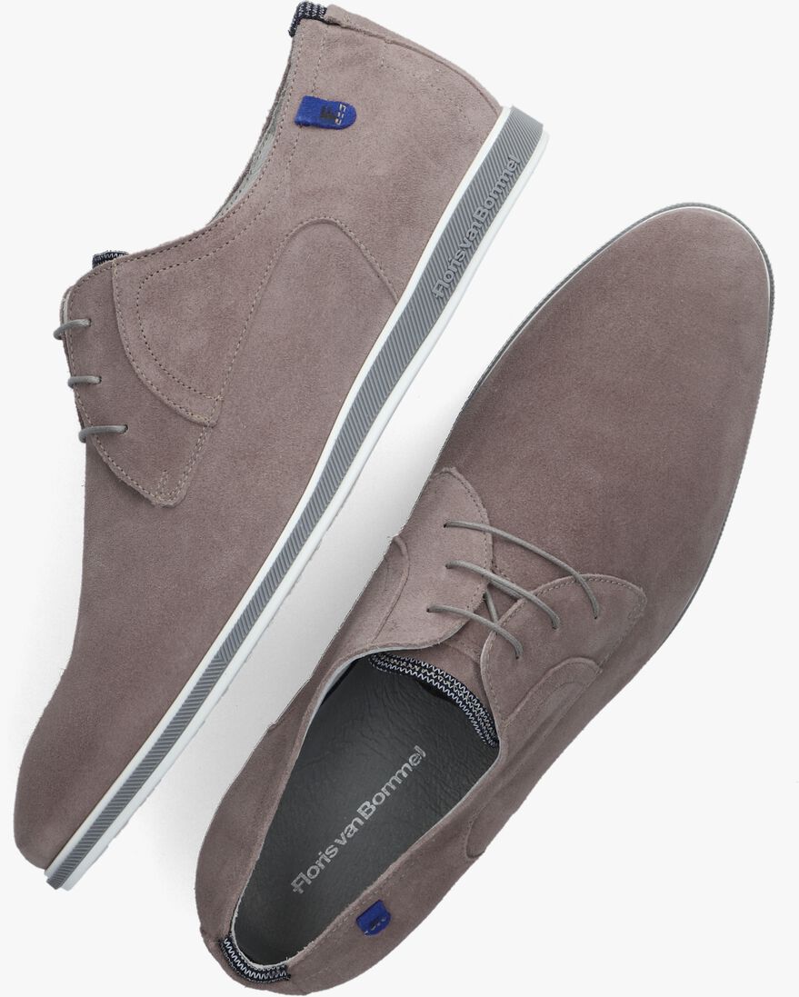FLORIS VAN BOMMEL beige floris van bommel veterschoenen sfm-30220