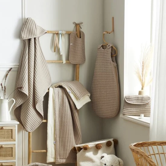 Sac à langer Coton Gaufre   Latte        de               BB&Co