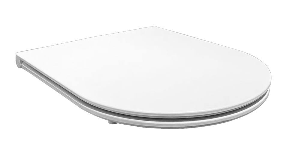 Mueller Flatline softclose toiletzitting met quick release mat wit