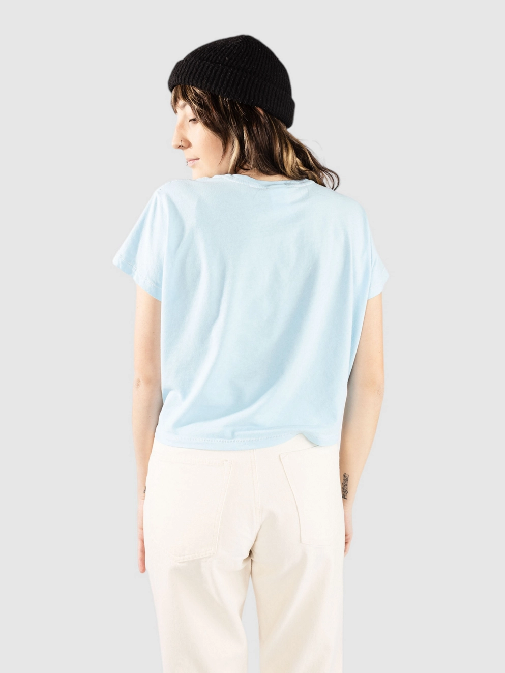 RIPNDIP Lord Nerm Cropped T-Shirt dye light blue