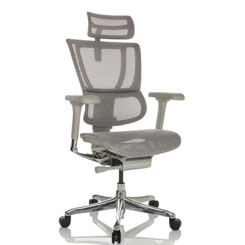 Luxus Chefsessel ERGOHUMAN SLIM G GEN2 Netzstoff mit Armlehnen (höhenverstellbar) hjh OFFICE
