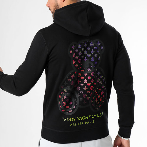 Sweat Capuche Street Couture Gradient Noir