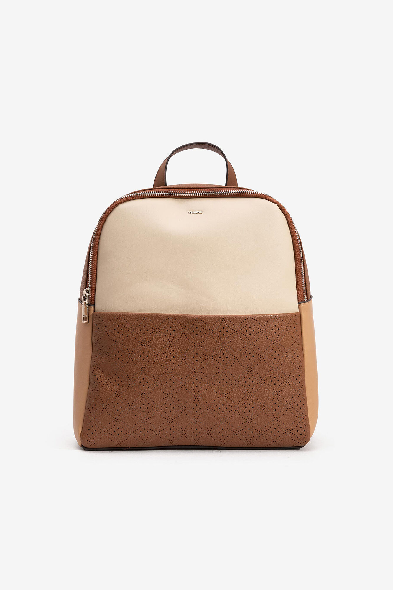 Mochila Combinada Perfurada - Bege