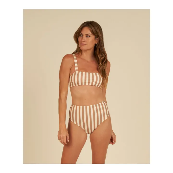 Rylee + Cru Bas de Maillot de Bain Taille Haute  - Collection Femme | Corail