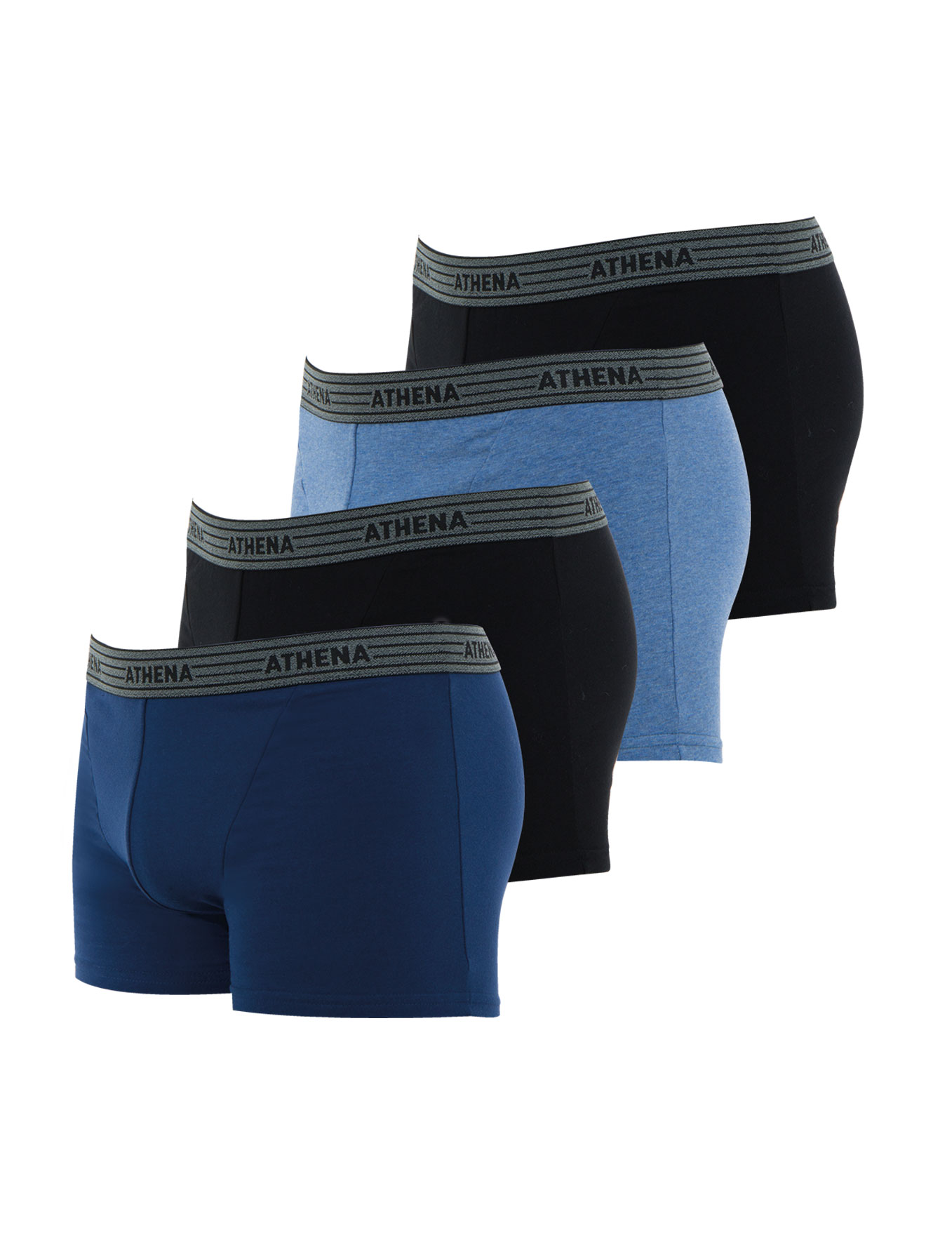 Lot de 4 boxers Basic Coton