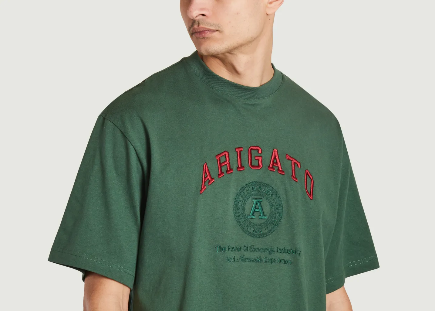 T-shirt Arigato University Brodé Axel Arigato