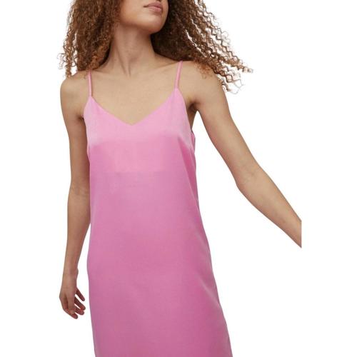 Vila - Vestido Viamazed Strap Rosa