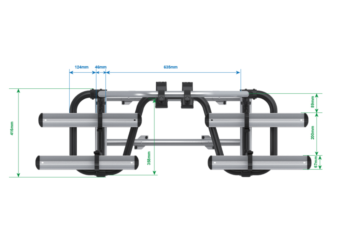 Enduro BS260 fietsendrager - silver