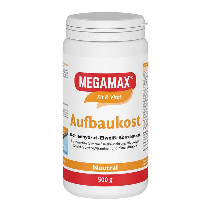 Megamax Aufbaukost neutral Pulver, 500 g