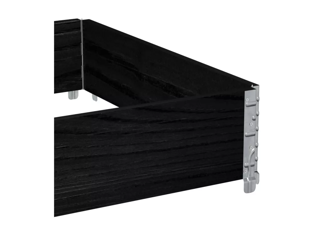 Jardinière bac lit surélevé bois marron 120 x 80 x 45433 cm 02_0037411