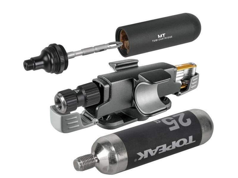 Topeak Tubimaster GXT Bolt-on CO2-Pumpe mit Werkzeug