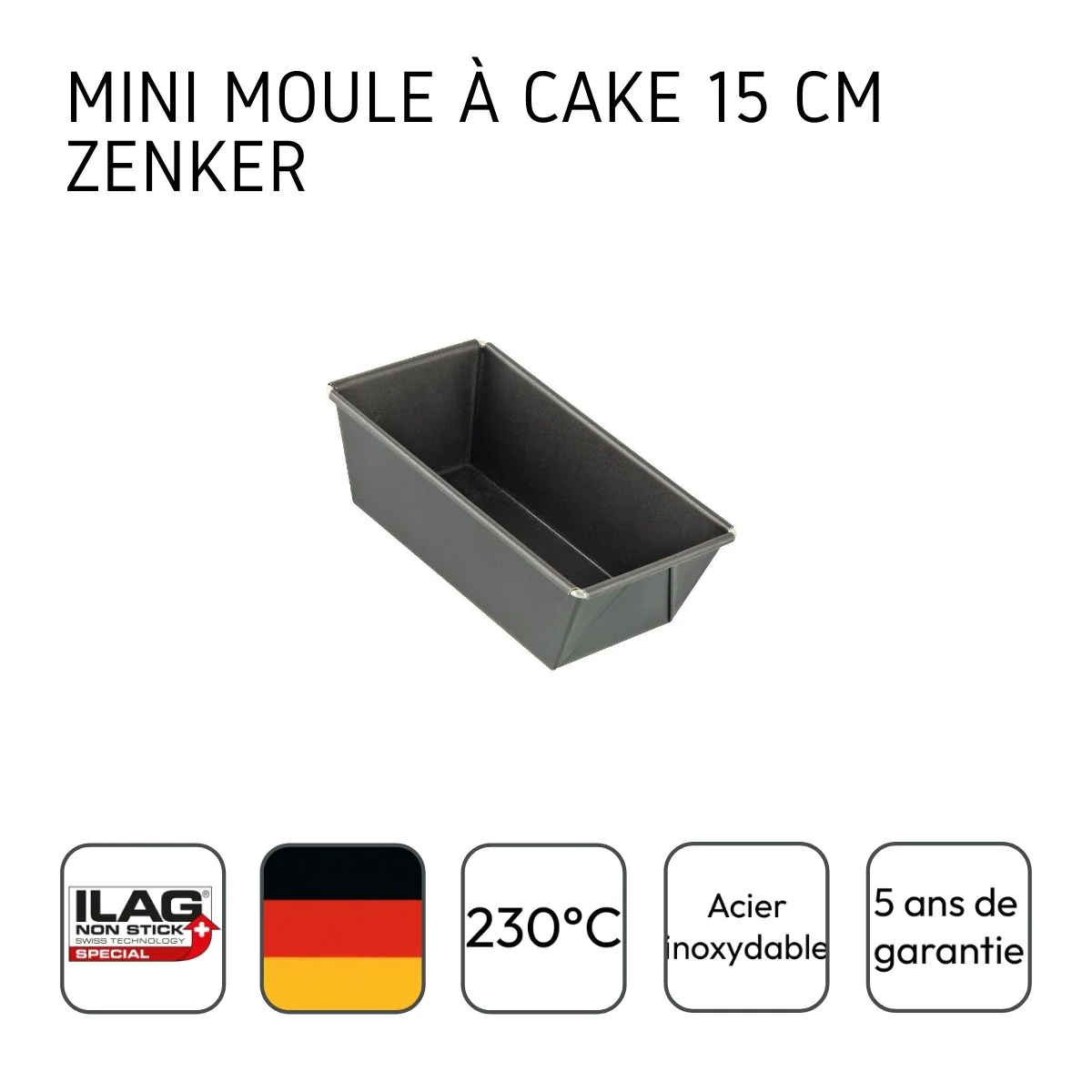 Moule à cake 15 cm Spécial Mini Zenker