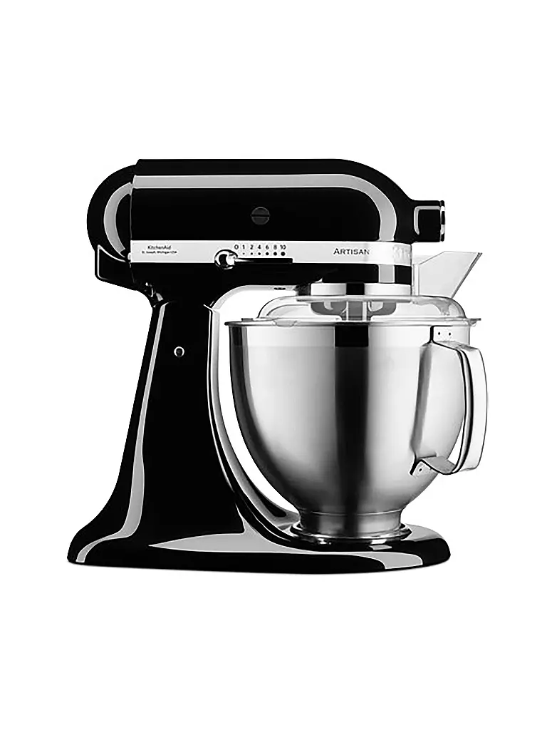 KITCHENAID Küchenmaschine Artisan 4,8l 5KSM185PSEOB Onyx Schwarz schwarz