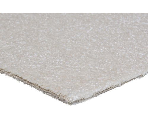 Frisé tapijt Leila lichtbeige FB33 400 cm breed (per meter verkocht)