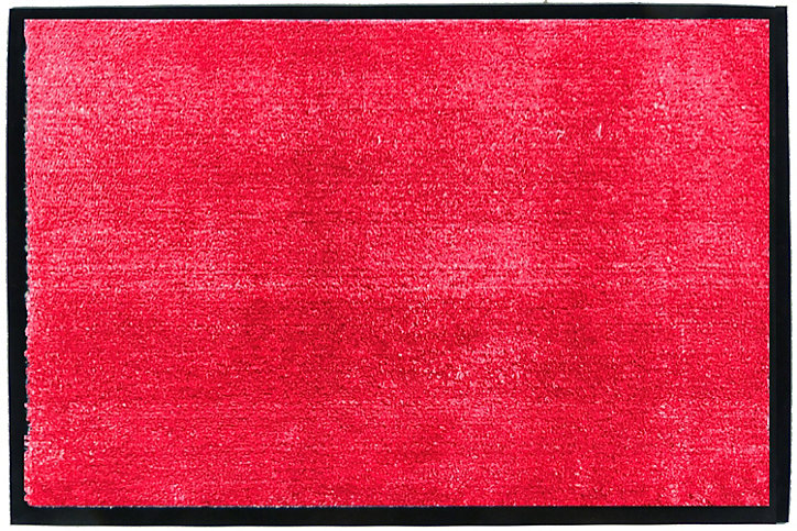 Tapis microfibre rouge 60 x 40 cm Sweetsol