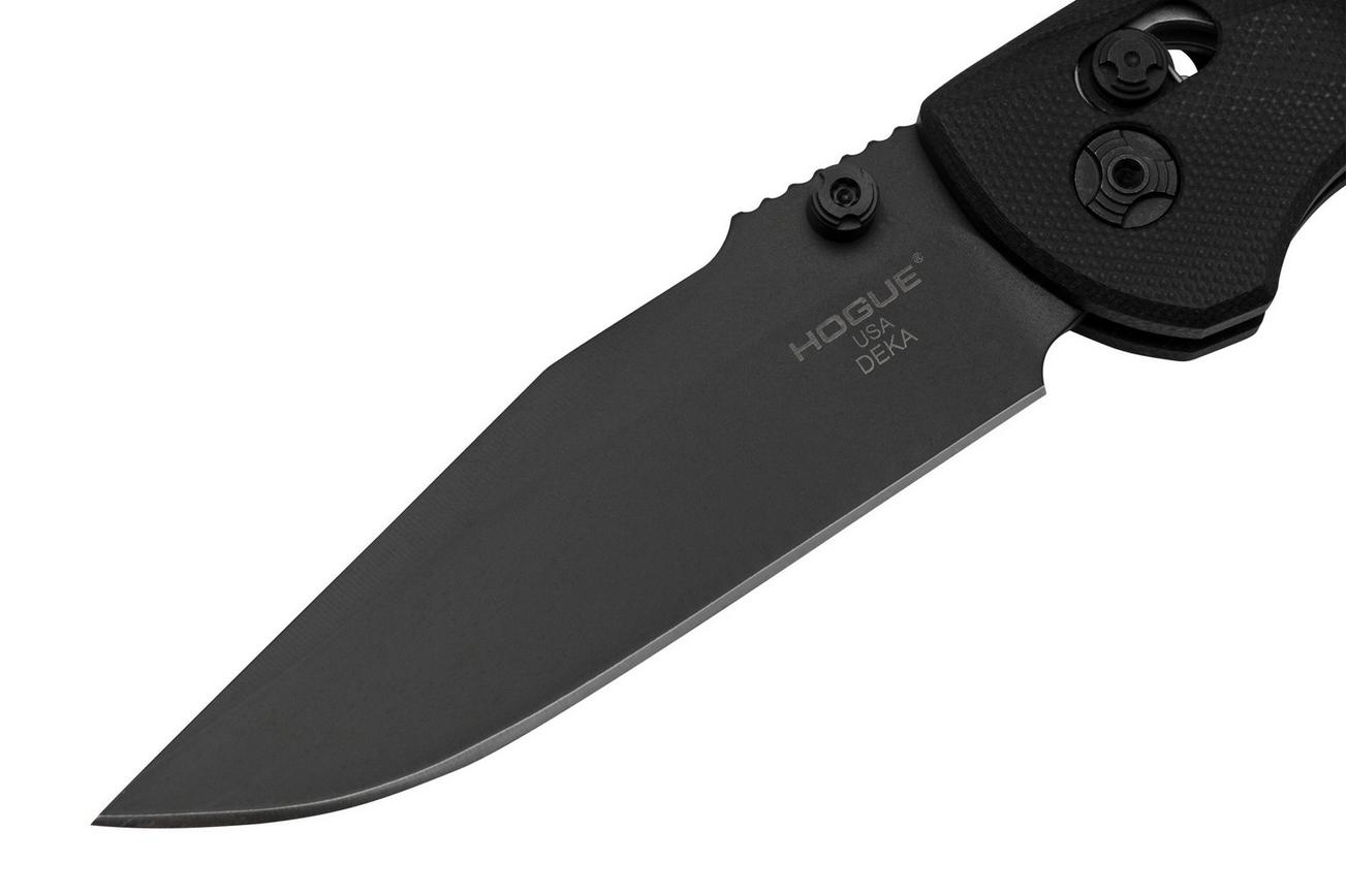 Hogue Deka 24276, Black G10, Clippoint, zakmes