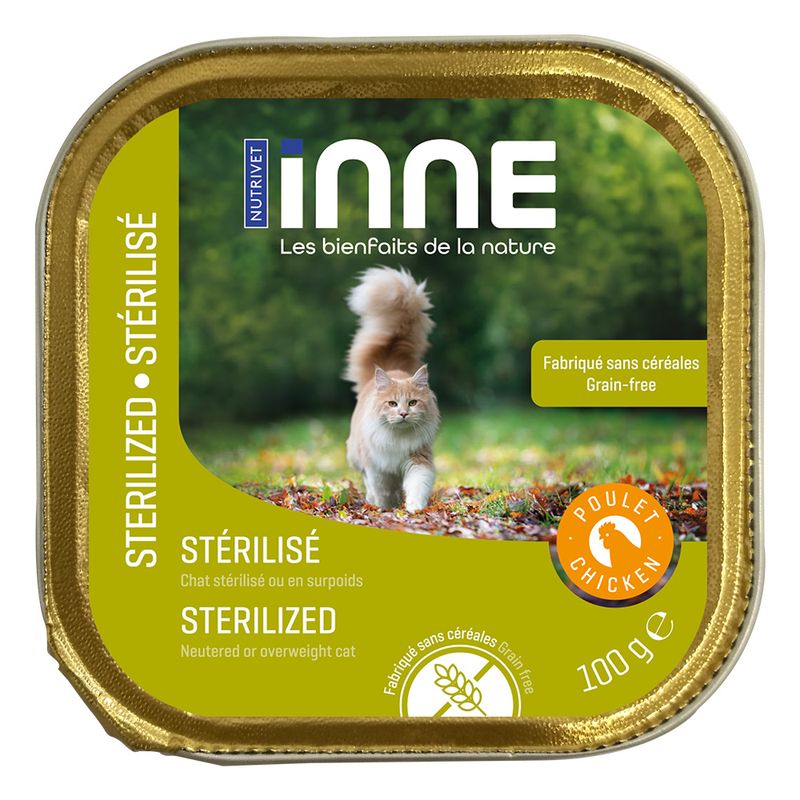 Nutrivet Inne Stérilisé 16 x 100 g pour chat