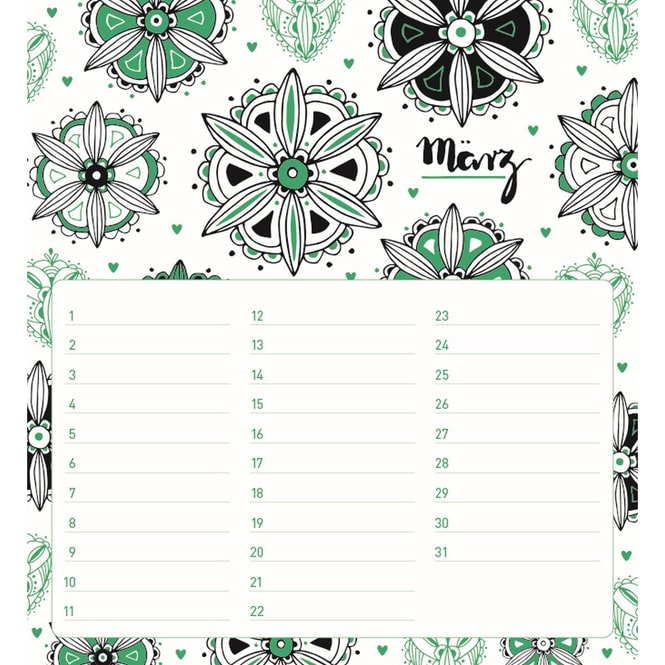 Geburtstagskalender - Happy Year