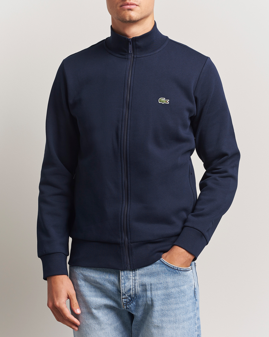 Lacoste Full Zip Sweater Navy