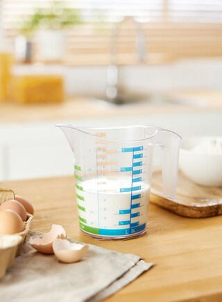 rotho Messbecher DOMINO 1 Liter Kunststoff