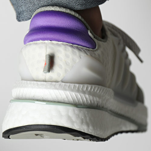 Baskets X_PLRBoost HP3129 Silver Pebble Aluminium Purple Rush