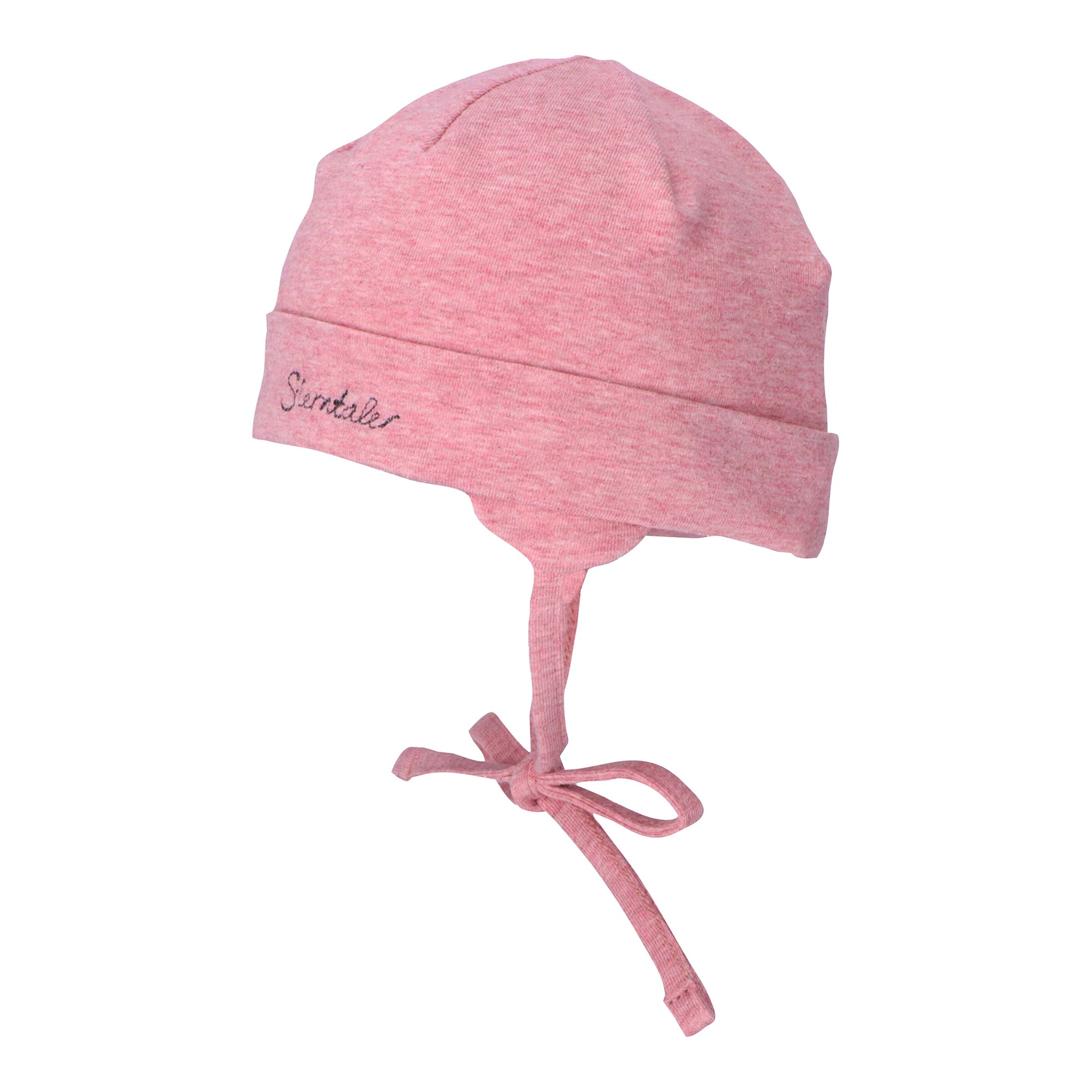 Sterntaler Mütze mit Bindeband rosa