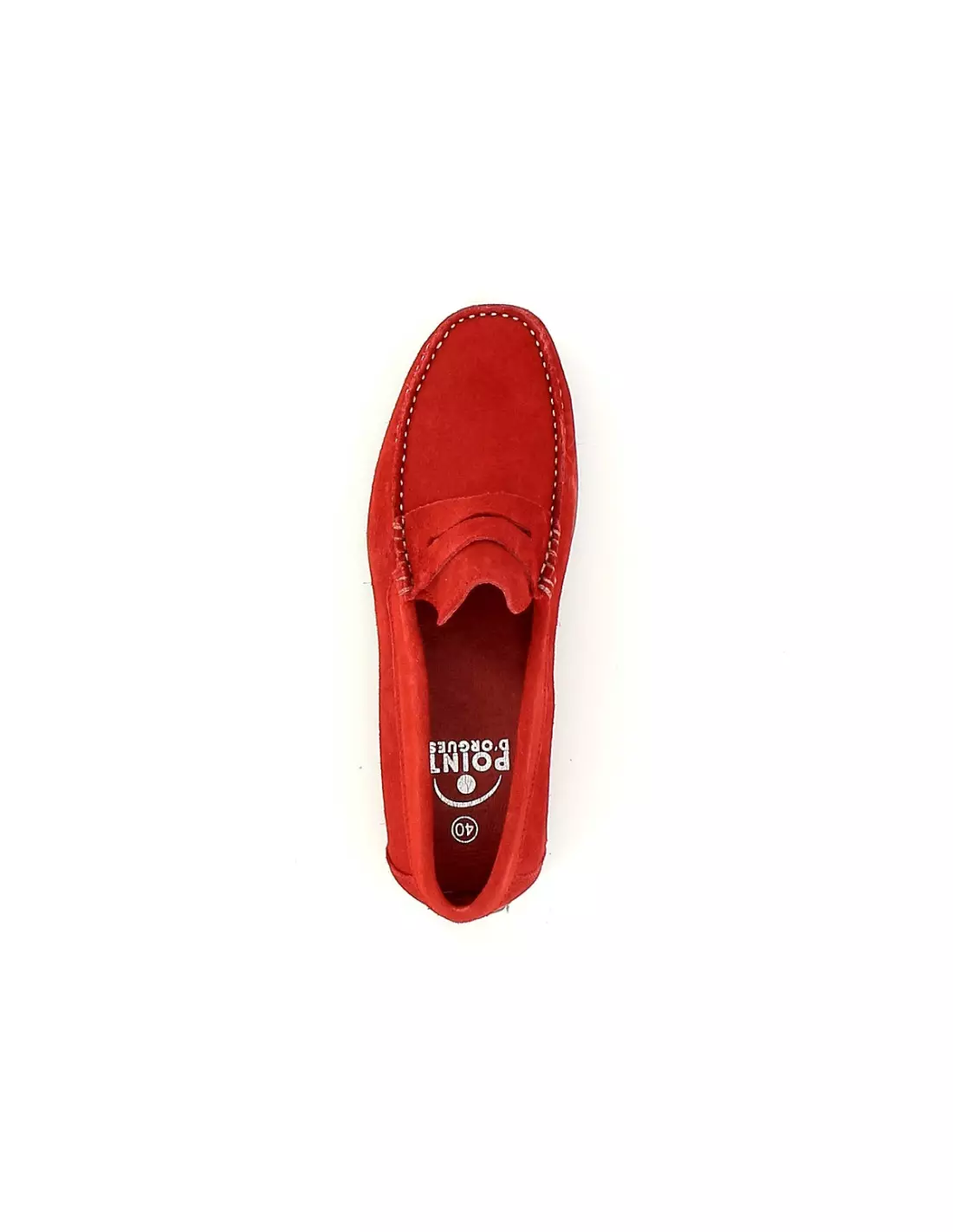 POINT D ORGUES BAMMON 81525 ROUGE - Bateaux & mocassins Rouge